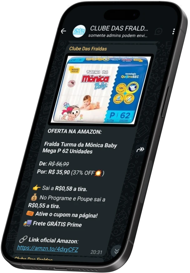 Exemplo de oferta no grupo — 7