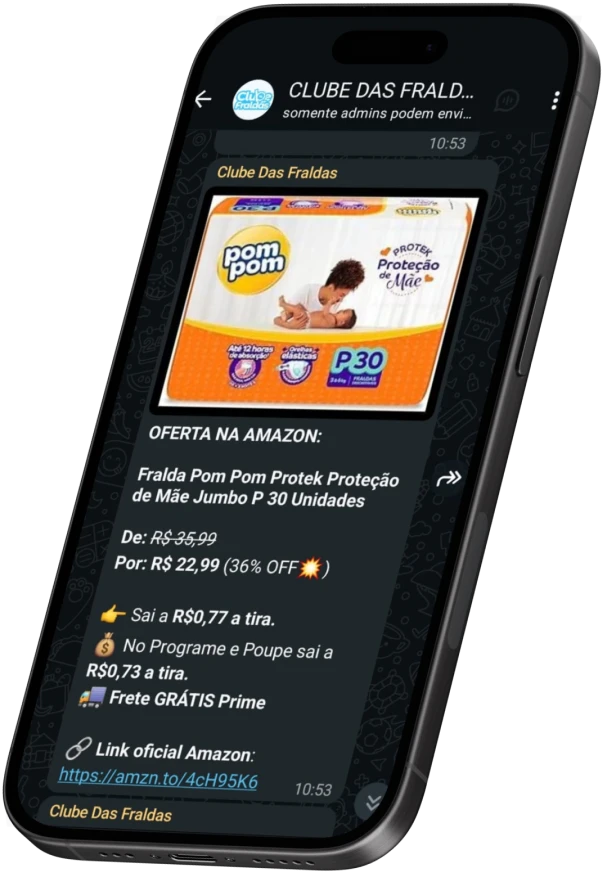 Exemplo de oferta no grupo — 8